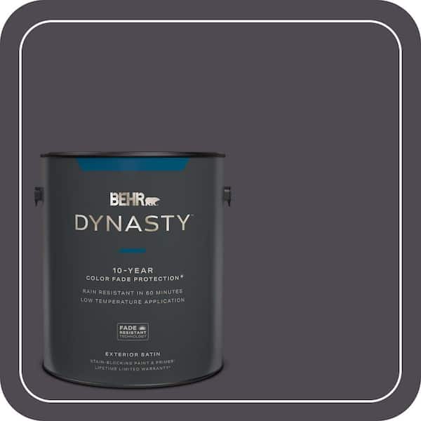 BEHR DYNASTY 1 gal. #MQ5-01 Extravagance Satin Enamel Exterior Stain-Blocking Paint & Primer