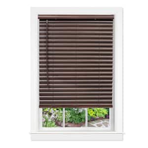 ACHIM GII Luna Mahogany Cordless Light Filtering Venetian Blind