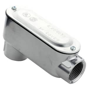 1 in. Rigid Metal Conduit (RMC) Threaded Conduit Body with Stamped Cover (Type LB)