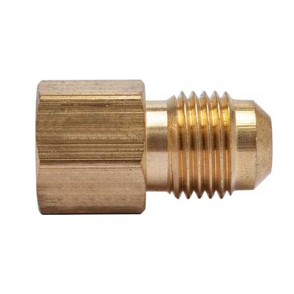 LTWFITTING 5/16 in. OD Flare x 1/8 in. FIP Brass Adapter Fitting (5-Pack)