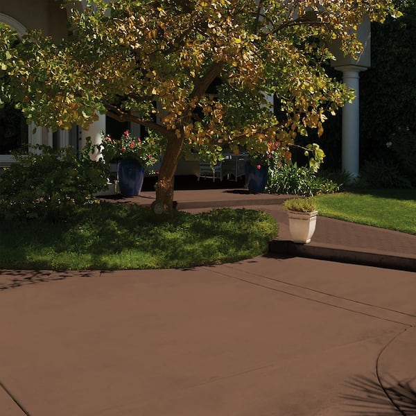 1 gal. #DCS-833 Cinnamon Stone Semi-Transparent Flat Interior/Exterior Decorative Concrete Stain