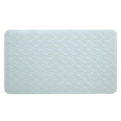 Rubbermaid Commercial Products Softi-Grip Bath Mat, Rubber, Off-White,  22.5 L X 14 W, Rubber Bath Mats, Bath Mats, Bathroom Fixtures, Maintenance and Engineering, Open Catalog
