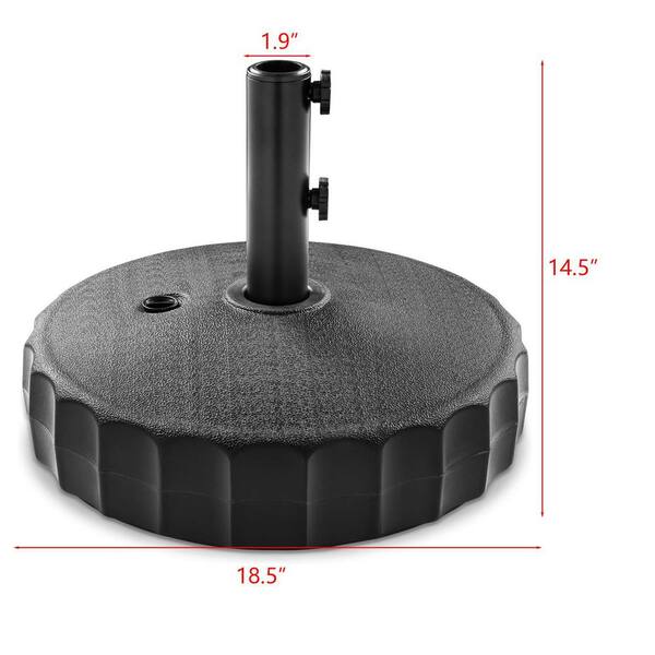7 ft patio umbrella with 1.25 pole Tempo 7.5 ft. Aluminum Market Umbrella