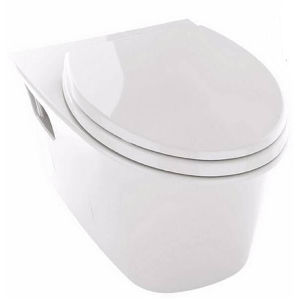 TOTO Maris Wall-Hung Elongated Toilet Bowl Only with CeFiONtect in Cotton White