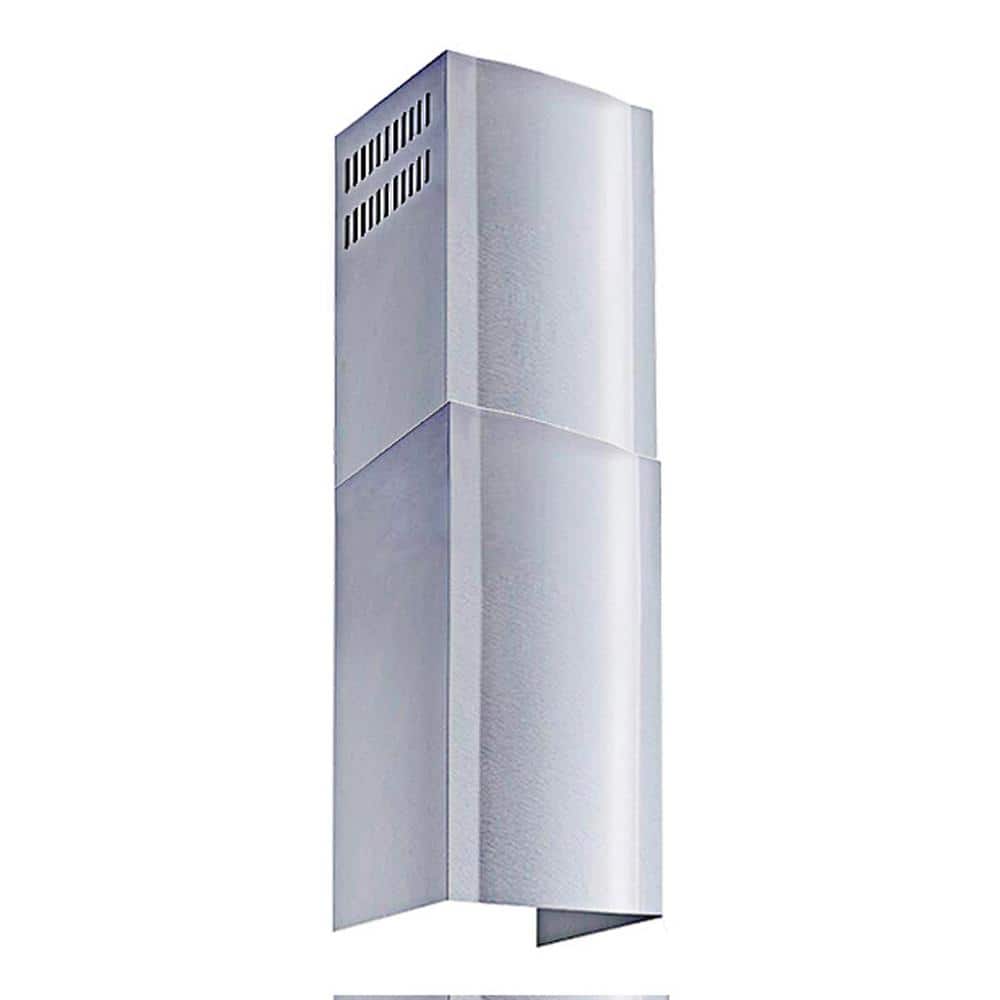 Winflo Stainless Steel Chimney Extension (up to 11 ft. Ceiling) for Wall Mount Range Hood