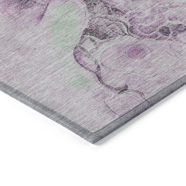 Chantille Machine Washable Indoor/Outdoor Abstract ACN1860 Sage 9 ft. x 12 ft. Accent Rug