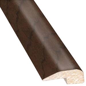 Hickory French Roast 0.88 in. Thick x 2 in. Wide x 78 in. Length Hardwood Carpet Reducer/Baby T-Molding