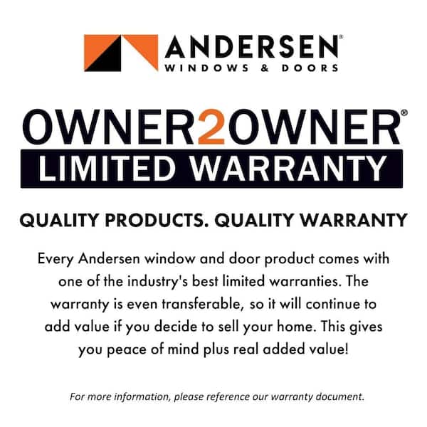 Andersen - 400 Series 37-5/8 in. x 56-7/8 in. Clad Wood Double-Hung Window w/Low-E Glass, White Ext/Pine Int & Stone Hardware