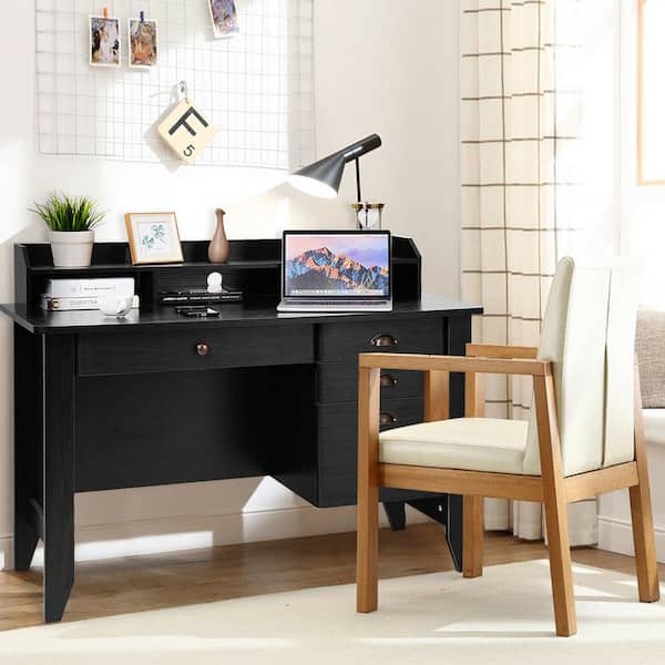 Computer Desk PC Laptop Writing Table Workstation Student Study Furniture Black 