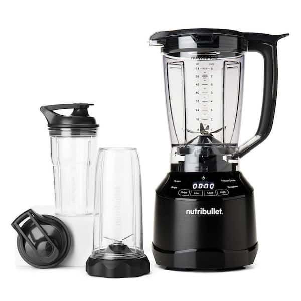 Magic Bullet Smart Touch 64 Oz 3 Speed Black Combo Blender With Pulse Nbf505 The Home Depot