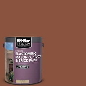 1 gal. #S180-7 True Copper Elastomeric Masonry, Stucco and Brick Exterior Paint