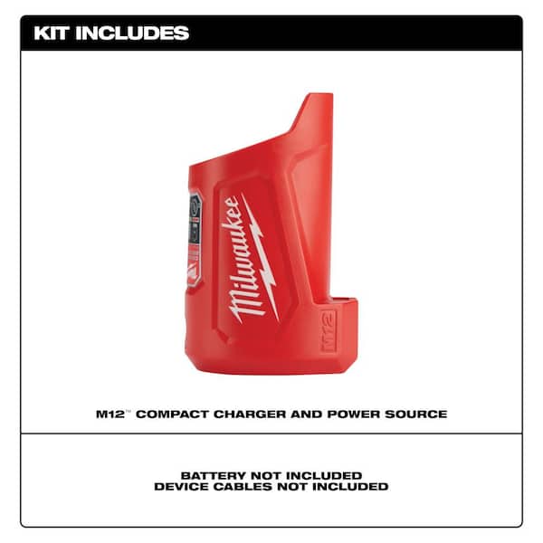 Milwaukee M12 12-Volt Lithium-Ion Charger and Portable Power Source  48-59-1201 - The Home Depot