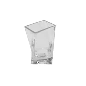 5.75 in. Dual Purpose Transparent Glass Tea Light Candle Holder