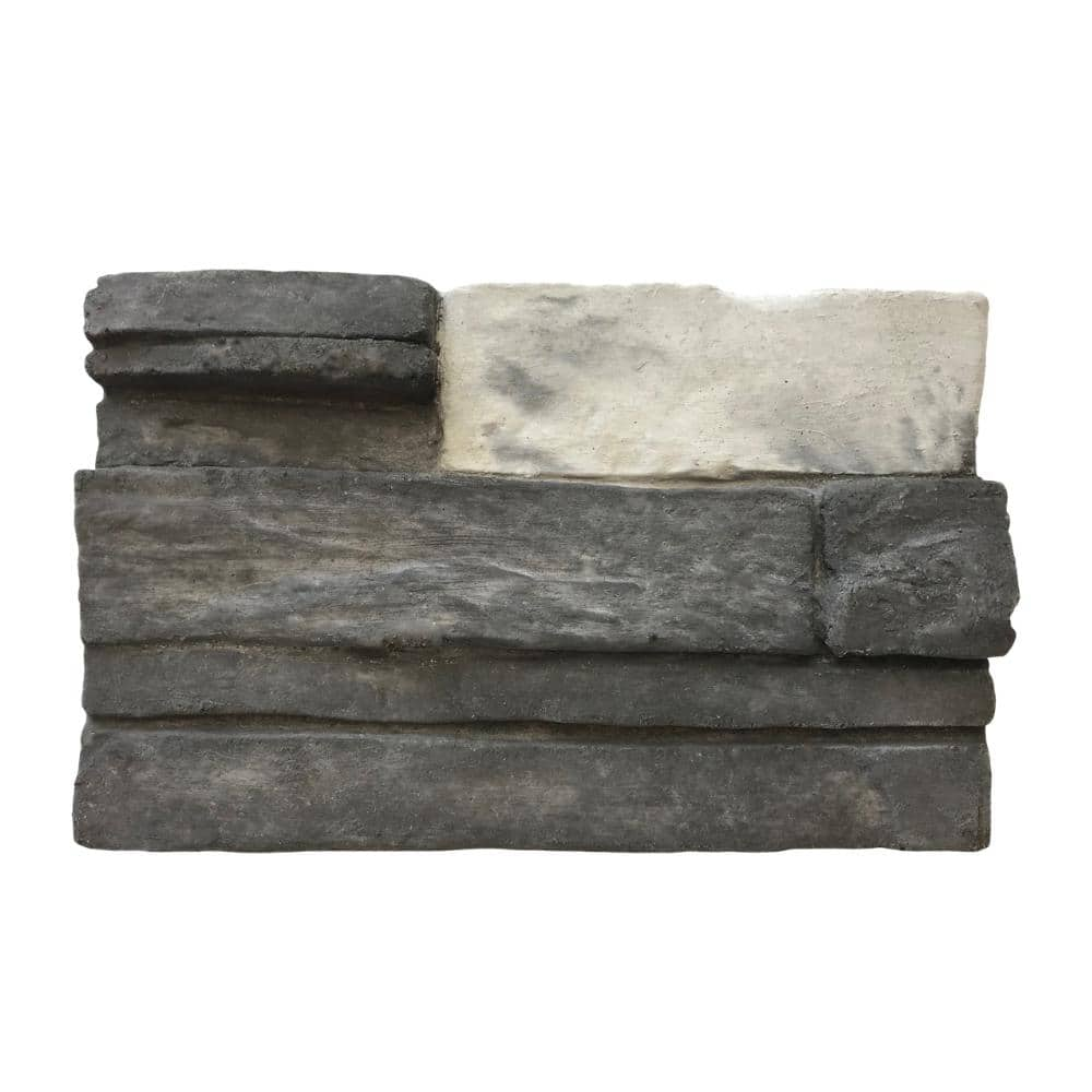 ADORN Northern Gray 6 in. x 8 in. Mortarless Stone Veneer Sample ...