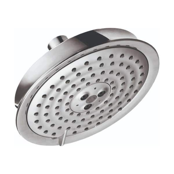 Raindance Classic 3-Spray Patterns with 1.75 GPM 6 in. Wall Mount Fixed Shower Head in Chrome