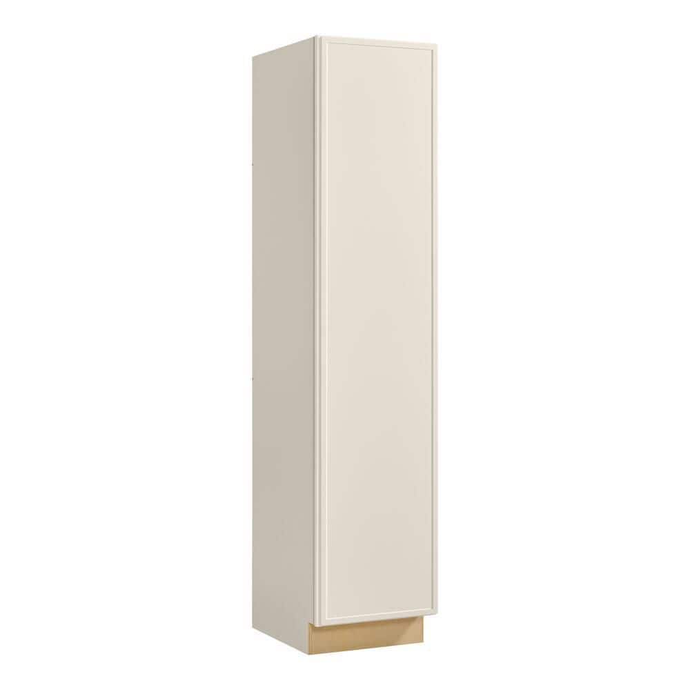 Leyton 18 in. W x 24 in. D x 84 in. H Ready to Assemble Plywood Slim Shaker Utility Pantry Cabinet in Antique White price history on PriceWatchPro