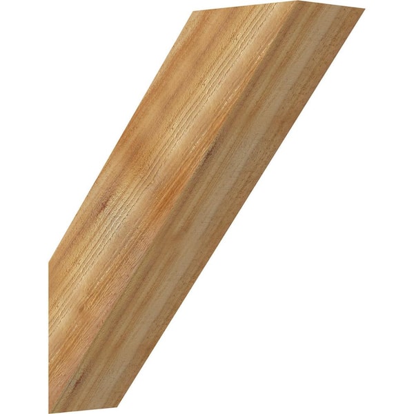 Ekena Millwork 6"W x 20"D x 24"H Traditional Rough Sawn Knee Brace, Western Red Cedar