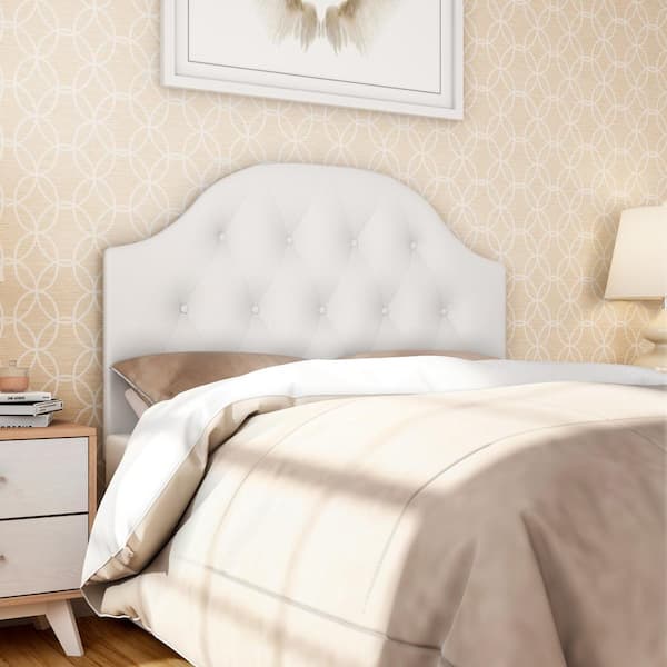 Baxton Studio Morris White Queen Headboard 28862 6409 HD The