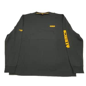 Brand Carrier Unisex 2 XL Black Blend Long Sleeved T-Shirt