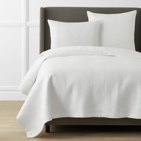 Legends Hotel White Full/Queen Cotton Sateen Quilt