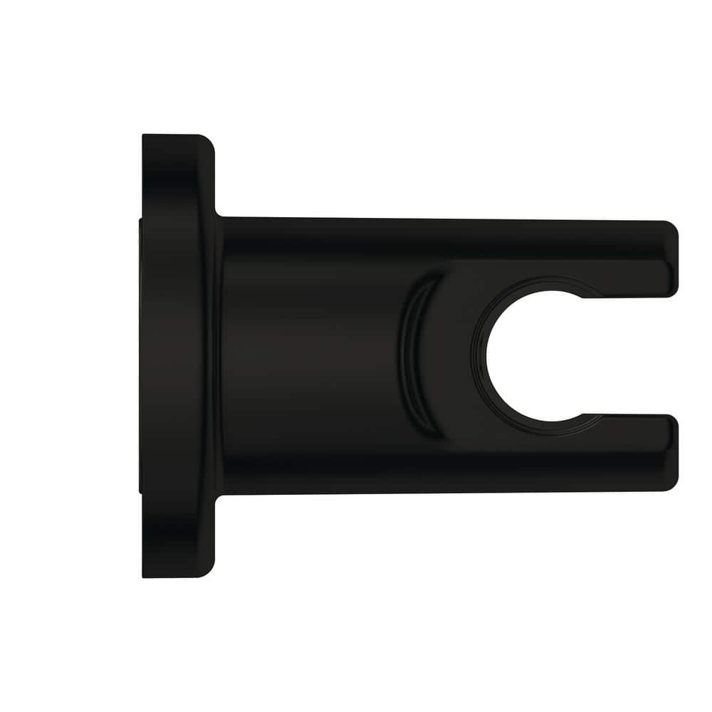 Tempesta Wall-Mount Hand Shower Holder Wall Union in Matte Black