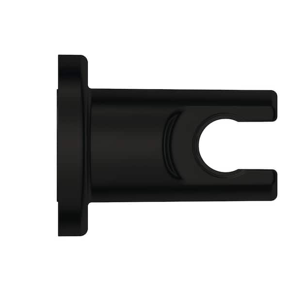Tempesta Wall-Mount Hand Shower Holder Wall Union in Matte Black