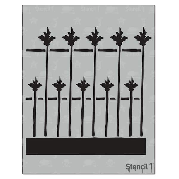 Stencil1 Fence Iron Stencil