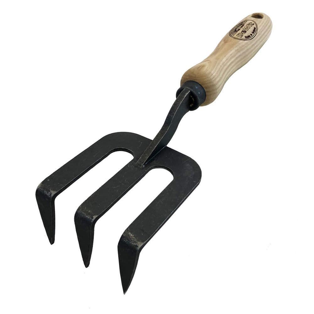 DeWit 7.20 in. L Handle 10.6 in. L Bent Tine Garden Fork 31-3147 - The ...