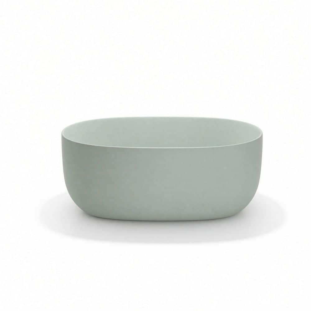 51.00 in. x 25.60 in. Soaking Freestanding Bathtub with Overflow and Pop-Up Drain in Turquoise Green Solid Surface price history on PriceWatchPro