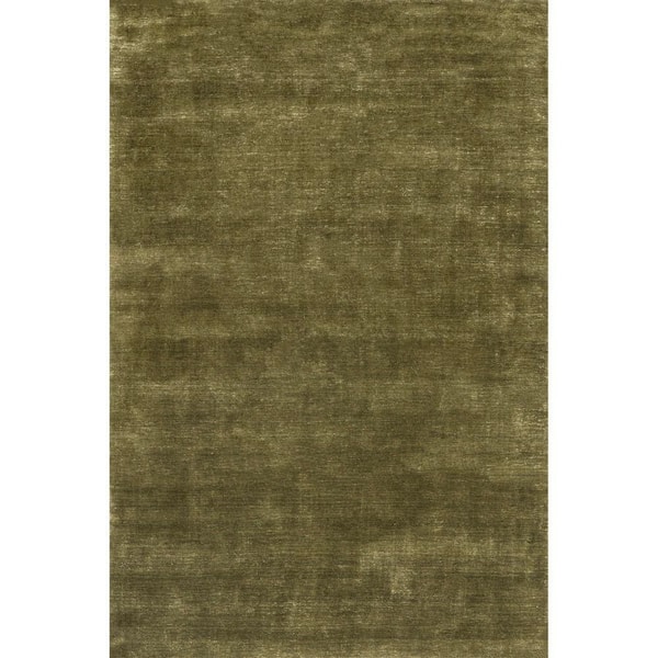 Arrel Speckled Wool-Blend Verdant Green 10 ft. x 14 ft. Area Rug