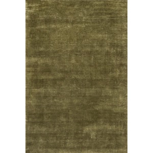 Arvin Olano Arrel Speckled Wool-Blend Verdant Green Doormat 3 ft. x 5 ft. Indoor/Outdoor Patio Rug