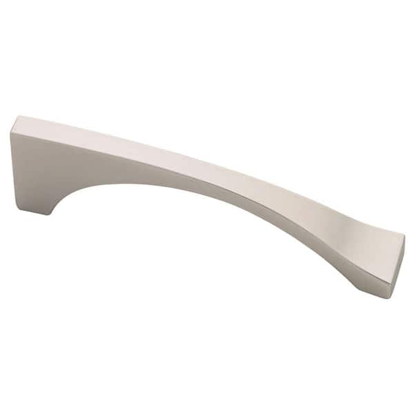 Liberty Palladium 3-3/4 in. (96mm) Center-to-Center Matte Nickel Asymmetric Drawer Pull