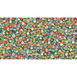 Prato Green Petite Floral Wallpaper Sample