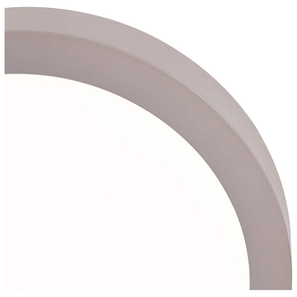 Ulko Silver LED Round Flush Mount Light