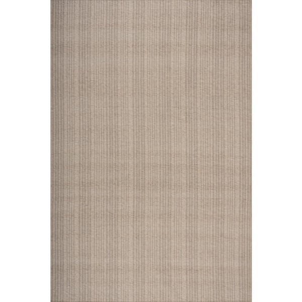 Aralyn Modern Striped Indoor Washable Area Beige 8 ft. x 10 ft. Indoor Area Rug