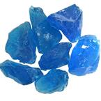 0.75 in. Turquoise Recycled Fire Glass
