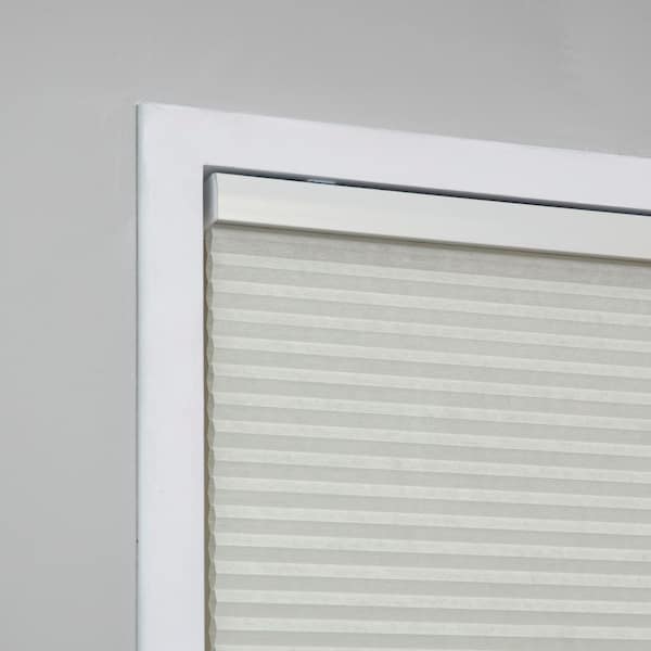 Perfect Lift Window Treatment Cut-to-Width Cream Cordless Light Filtering  Polyester 3/8 in. Cellular Shade 67.5 in. W x 48 in. L QCCR674480 - The  Home Depot