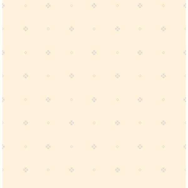 Brewster Taupe Mini Floral Geometric Taupe Paper Strippable Roll (Covers 56.4 sq. ft.)