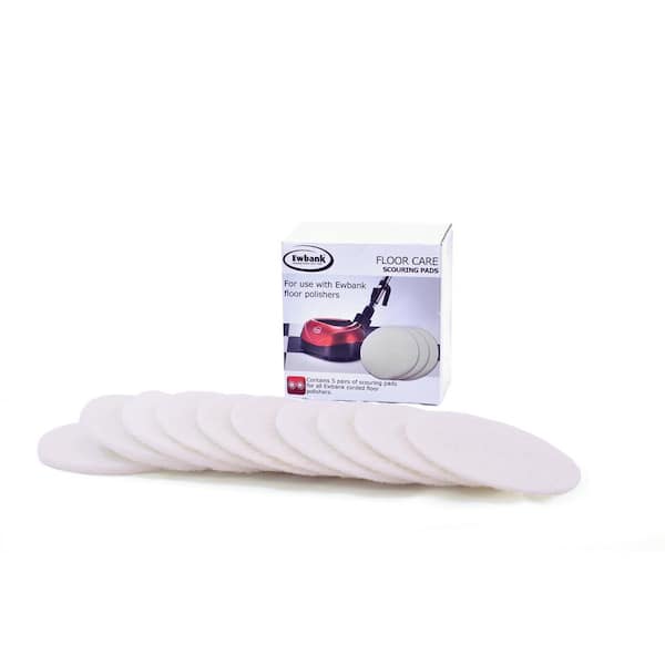 Ewbank White Scouring Pads for the EP170 and EPV1100 Floor Polishers