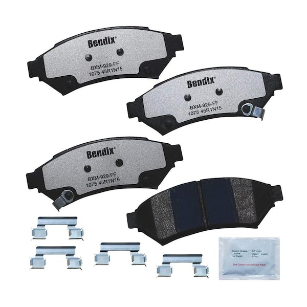 Bendix Fleet Metlok Disc Brake Pad Set 2017-2018 Lincoln Continental 2.7L 3.0L 3.7L