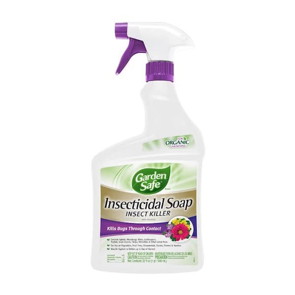 Garden Safe 32 oz. Insecticidal Soap Insect Killer Ready-to-Use HG-93216 -  The Home Depot