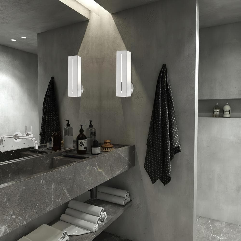 Polished Chrome Modern Dimmable Wall Sconce
