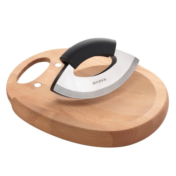 BonJour Wooden Cutting Board with Magnetic Storage