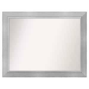 Romano Silver 49.25 in. x 38.25 in. Custom Non-Beveled Wood Framed Batthroom Vanity Wall Mirror