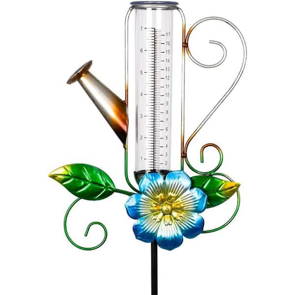 Flower Rain Gauge Outdoor
