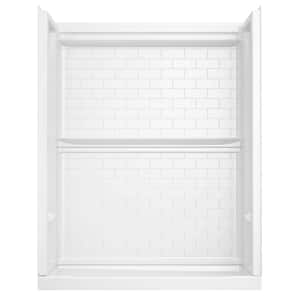 Classic 500 Tile Right Drain 32 in. L x 60 in. W x 71.88 in. H Alcove Shower Kit with Shower Wall and Shower Pan