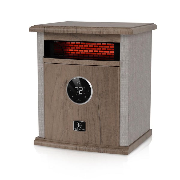 1500-Watt Logan Deluxe Portable Electric Convection/Radiant Infrared Compact Space Heater in Tan