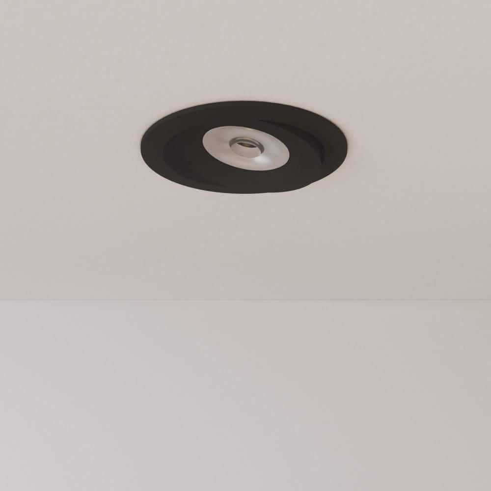Libra 3 in. Black Gimbal Integrated LED Canless Recessed Lighting Kit,Selectable 5CCT,12-Watt, 1000-Lumen, ETL, (1-Pack) price history on PriceWatchPro