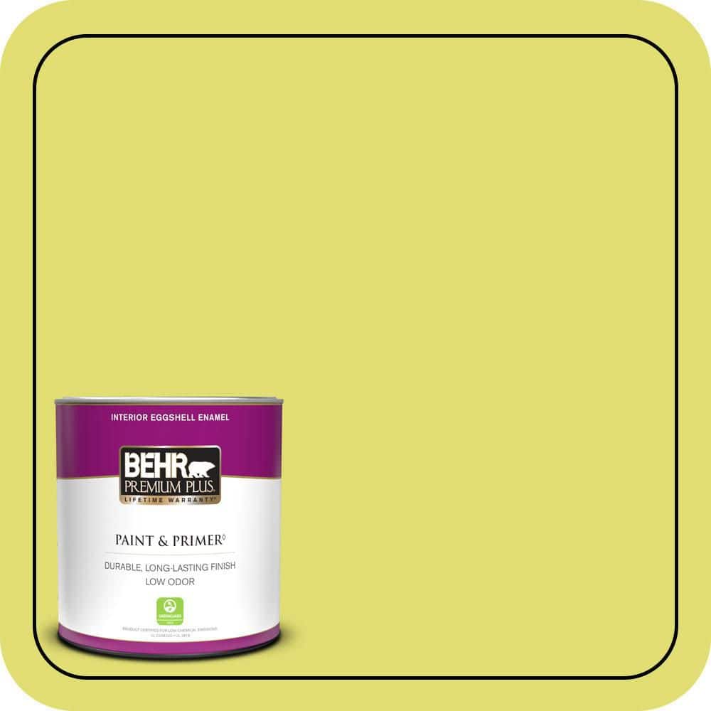 1 qt. #400B-4 Citron Eggshell Enamel Low Odor Interior Paint & Primer price history on PriceWatchPro