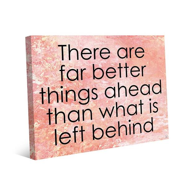 Creative Gallery 20 in. x 24 in. "Better Things Ahead" Wrapped Canvas Wall Art Print